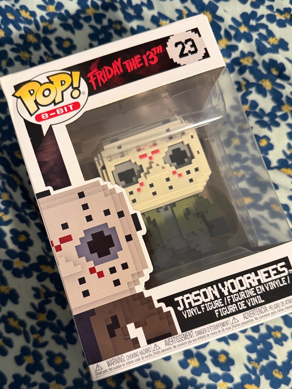 Funko Pop! 8-Bit Jason Voorhees Vinyl Figure - White/Green/Black
